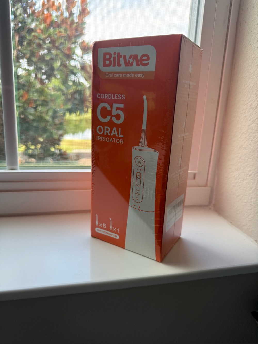 Bitvae C5 Cordless Water Flosser Oral Irrigator Lavender New Sealed